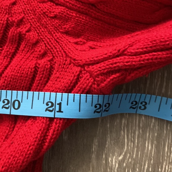 Liz Claiborne V-Neck Cable Knit Sweater - Picture 3 of 4